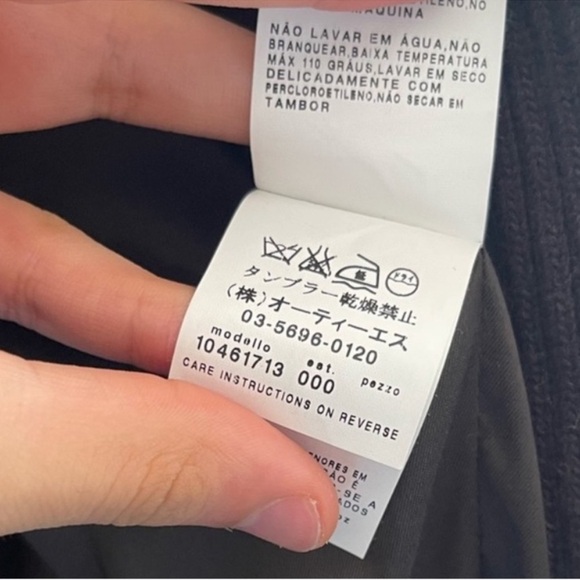 Max Mara lana virgin wool cashmere zipper jacket/blazer size 8 - Picture 7 of 10